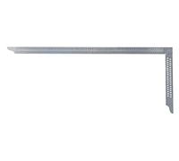 hedue® Carpenters Square ZN - Large Roofing and Framing Square for Builders, Woodworking and Carpentry, with mm scale type B and marking holes, 1000 mm