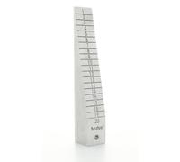 hedue® Gap Gauge - Taper Gauge & Measuring Wedge for Gap Width Measurement, 1-20 mm Aluminium Feeler Gauge with 1 mm Scale