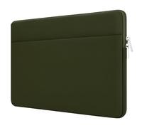 HEDUGO Laptop Sleeve Bag Compatible with 15.6 inches HP Acer Asus Lenovo Notebook with Zipper Accessory Pocket Padded Computer Pouch Cover Shockproof Protective for 15.6” Laptop,Army Green