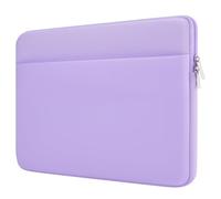 HEDUGO Laptop Sleeve Bag Compatible with 15.6 inches HP Dell Asus Lenovo Notebook Case with Zipper Accessory Pocket Padded Computer Pouch Cover Shockproof Protective for 15.6” Laptop,Purple
