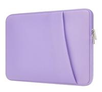 HEDUGO Laptop Sleeve Case with Zipper Accessory Pocket Compatible with 15.6 inches HP Dell Asus Lenovo Padded Computer Pouch Cover Shockproof Protective for 15.6” Laptop/Chromebook/Tablet,Purple