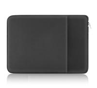 HEDUGO Laptop Sleeve Compatible with 15.6 inches HP DELL Asus Portable Laptop Sleeve with Zipper Accessory Pocket Shockproof Padded Computer Pouch Cover, Grey