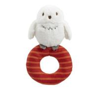 Rainbow Designs Harry Potter Hedwig Plush Baby Rattle - Soft Sensory Toy for Newborns - Suitable from Birth Ring Rattle for Early Development - Playtime and On-The-Go Companion