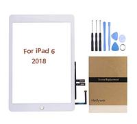 Hedywei Replacement Touch Screen for iPad 6 Gen A1893 A1954 (2018 9.7 inch) Touch Screen Digitizer with Tool Kit
