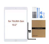Hedywei Replacement Touch Screen for iPad 7 Gen A2197 A2198 A2200 (2019 10.2 inch) Touch Screen Digitizer with Tool Kit