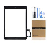 Hedywei Replacement Touch Screen for iPad Air 1st A1474 A1475 A1476(2013 9.7 Inch) Touch Screen Digitizer with Tool Kit