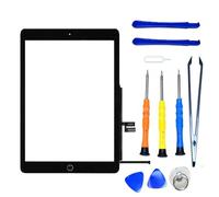 Hedywei Screen Replacement for iPad 9th 10.2" (A2602 A2603 A2604 A2605) Generation Touch Screen Digitizer 2021 Pre-Installed Adhesive + Home Button,Full Repair Kit