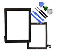 Hedywei Touch Screen Digitizer for iPad 2 Glass Screen w/Home Button Black