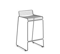 Hee Bar Stool H65 Asphalt Gray