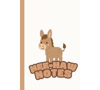 Hee-Haw Notes - Cute Donkey Notebook: Adorable Donkey-Themed Lined Journal for Writing, Doodling, and Daily Notes - 100-Page 6x9 Inch Soft Aesthetic Notebook Gift for Kids, Teens, and Animal Lovers