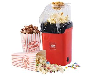 Heeat & Eat Popcorn Maker - The Heeat & Eat Popcorn Maker Uses Hot Air To Pop The Kernels, Meaning No Oils Are Required In The Cooking Process.