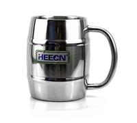 HEECN Double Stainless Steel Beer Mug - Camping Mug - Beer Gifts for Men - Thermos HESS-003 (0.4, litres)