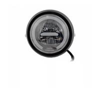 HEEGIN Headlights Front Headlamp LED Motorcycle Headlight Universal Moto Bracket Headlamp Scooter Head Lamp Cover Motorcycle Headlight Front Headlight(Black)