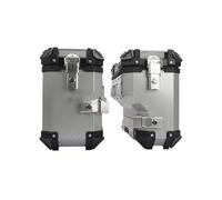 HEEGIN Motorcycle Luggage Tail Trunk 35L Motorcycle Side Box Universal for 1200GS 1250GS Lockable Luggage Storage Rear Tour Box with Frame