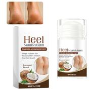 Heel Balm for Dry Cracked Feet, Deeply Hydrating Foot Cream with Coconut Scent, Foot Cream to Rough Chapped Heels, Urea Heel Balm for Dry Cracked Feet, Nourish Lotion with Rough Heels (1PCS)