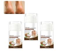 Heel Balm for Dry Cracked Feet, Deeply Hydrating Foot Cream with Coconut Scent, Foot Cream to Rough Chapped Heels, Urea Heel Balm for Dry Cracked Feet, Nourish Lotion with Rough Heels (3PCS)