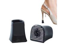 Heel Cap Set - Anti Slip Stiletto Tip Covers, Noise Reducing Pen Design, Smooth Step Support | Reliable Heel Aid with Firm Grip, Ideal for Outdoor Wedding Paths and