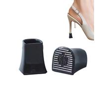Heel Cap Set - Anti Slip Stiletto Tip Covers, Noise Reducing Pen Design, Smooth Step Support | Reliable Heel Aid with Firm Grip, Ideal for Outdoor Wedding Paths and