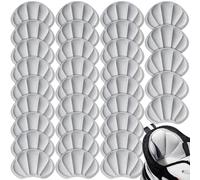 Heel Cushion Pads, 32 Pcs Mesh Self-Adhesive Back Heel Pads, Grey Heel Grips Pads Prevent Shoes Too Big, for Women Men