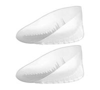 Heel Cushion Pads, Clear Gel Heel Pads for Even Pressure Distribution, Heavy Duty Reusable Honeycomb Cushioning, Self-Adhesive Non-Slip Comfort for Men Women Nurses Dancers