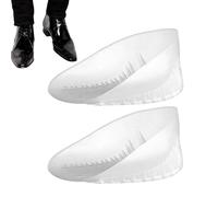 Heel Cushion Pads | Clear Gel Heel Pads for Even Pressure Distribution,Self-Adhesive Heavy Duty Gel Cushions with Honeycomb for Achilles Tendinitis, Spurs, Reducing Fatigue