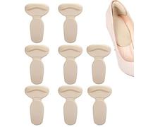 Heel Cushioning Pads | The Eight Insertable Heel Protectors - High Density Grips for Shoes, for Wedding, Outdoor, Commuting, Office, Dance, Travel, Men and