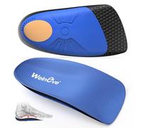 Heel Cushions Inserts for Heel Pain Relief - Welnove Arch Support Heel Insoles for Plantar Fasciitis Relief, Achilles Tendon, Heel Cups for Most Shoes, Heel Spur, Large, Women's 7.5-10.5, Men's 8-11