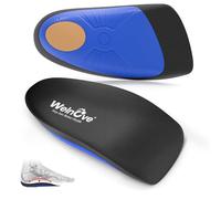 Heel Cushions Inserts for Heel Pain Relief - Welnove Arch Support Heel Insoles for Plantar Fasciitis Relief, Achilles Tendon, Heel Cups for Most Shoes, Heel Spur, Small, Women's 3.5-6.5, Men's 4-7