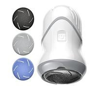 Heel File Foot Grinder with Replaceable Quartz Grinding Head for Dead Skin Removal - Vacuum Design