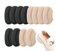 Heel Grips 12Pcs Heel Cushion Pads, Anti Slip Shoe Filler Inserts for Shoes Too Big & Loose Shoes, Heel Grips for Ladies Shoes, Shoe Size Reducer Inserts for Men Women, Prevent Blisters & Slipping