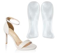 Heel Inserts for Women - Weight Shifting Insoles for High Heels, Gel Inserts Comfort Pads for Foot Pain Relief (Small - US 6-7.5 Women Shoes)