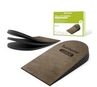 Heel Lift for Women Men Shoe - Bukihome 3 Layers Adjustable Orthopedic Shoe Lifts for Leg Length Discrepancy, Uneven Legs, Pain Heel - Height Increase Inserts 1/8" 2/8" 3/8", Small Pack of 2