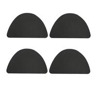 Heel Pads for Shoes, Self-adhesive Pu Heel Cushions, Comfortable Wear-Resistant Shoe Pads for Women, Men, and Kids, 4pcs Set, Crafted from Long-Lasting Material, 4.52 x 2.59 inches