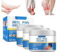 Heel Pain Ointment,30g Natural Heel Pain Ointment Cream,Fast Effect Heel Pain Relief Cream, for Heel & Plantar Fasciitis, Soothe & Relieve, for Men and Women (3)
