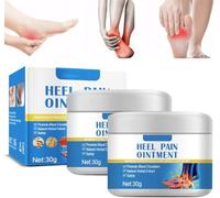 Heel Pain Ointment,30g Natural Heel Pain Ointment Cream,Fast Effect Heel Pain Relief Cream, for Heel & Plantar Fasciitis, Soothe & Relieve, for Men and Women (2)