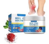 Heel Pain Ointment, for Heel & Plantar Fasciitis, Fast Effect Heel Pain Relief Cream, Foot Moisturiser for Dry Cracked Feet, Soothe & Relieve Heel Pain, Natural Extract (1)