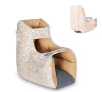 Heel Protectors for Bedridden Patients-Open Heel Design Prevents Pressure&Bed Sores|Dual-Density Boots for Ulcer Relief|Hypoallergenic & Machine Washable(Yellow Floral, One Size)