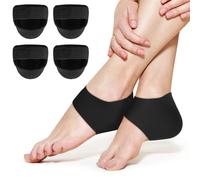Heel Protectors GWAWG 2 Pairs Heel Cups Heel Support Heel Cushion, Adjustable Thickened Heel Pad for Relieving Plantar Fasciitis, Heel Pain, Achilles Tendonitis, Cracked Heels Achilles