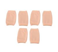 Heel Repair Socks Moisturizing Gel Breathable Open Toe for Cracked Heels Dry Hard Cracked Heels 3 Pairs Nylon Silicone (Rosy)