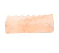 Heel Scrub Massager Mineral Salt Rock for Pedicure and Spa | Crystal Salt, Rounded Cornerless Shape, Handheld Exfoliation, Rough Skin Care, Bath Spa Use