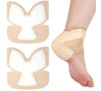 Heel Silicone Foam Dressing, Adhesive Border, 21 x 21 cm, Waterproof Wound Care Bandages with High Absorbency Pads for Coccyx, Sacral Pressure, Bed Wounds, Hips, Knees, Replacement for