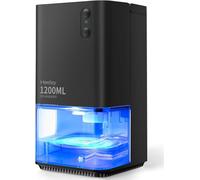 Heelay® 1200ML Small dehumidifiers for Bedroom Rooms Bathroom Basements RV Electric Dehumidifiers Quiet Auto Shut off 7 Colorful LED Lights Energy Saving Portable Dehumidifier