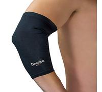 Heelbo Elbow Sleeve and Elbow Compression Sleeve with Copper Infused Fibers and Breathable Fabric for Tendonitis, Golfers Weight Lifting, Tennis Elbow or Arthritis for Men and Women, Black, Extra