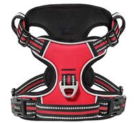 HEELE Dog Harness for Small Dogs No Pull Dog Vest Harness for Small Dog with Soft Handle Reflective for Outdoor Training, Red, XS