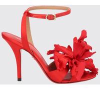 Heeled Sandal FERRAGAMO Woman color Red - Size: 5½ - female