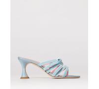 Heeled Sandal MANOLO BLAHNIK Woman color Black - Size: 41 - female