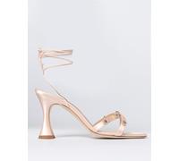 Heeled Sandal MANOLO BLAHNIK Woman color Blush Pink - Size: 38 - female
