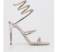 Heeled Sandal RENE CAOVILLA Woman color Platinum - Size: 39 - female
