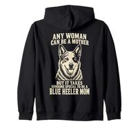 Heeler Mom Australian Cattle Dog Zip Hoodie
