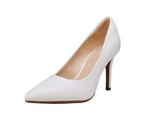 Heels for Women Spring Super High Women Pumps Shoes Pointed Toe Stiletto Female Pumps Thin Heels Wedding Office Party Shoes White